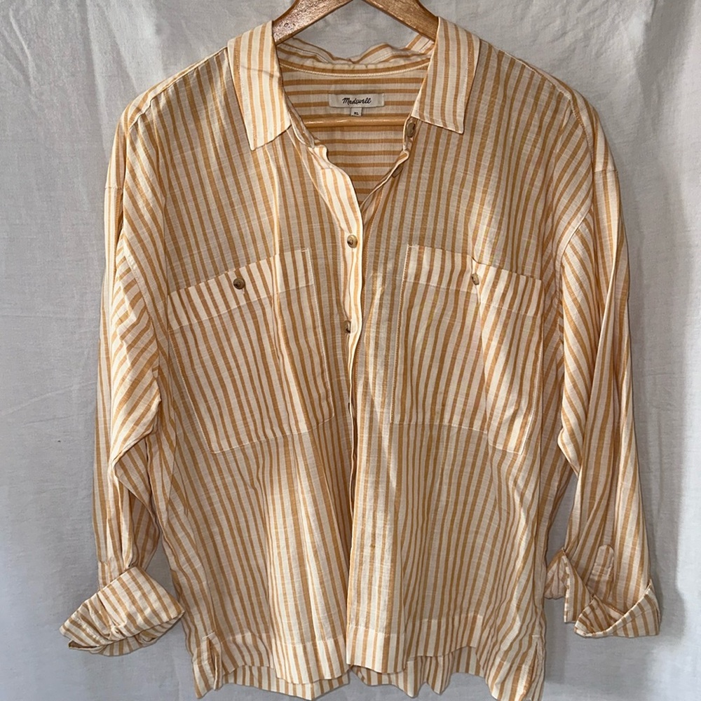 Button down Madewell top